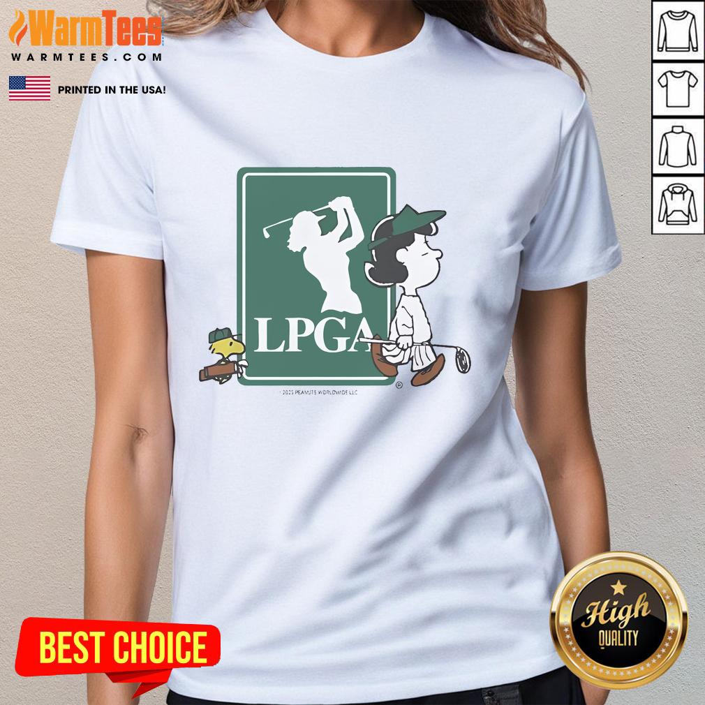 Good Peanuts X LPGA Lucy And Woodstock T-Shirt - Image 3