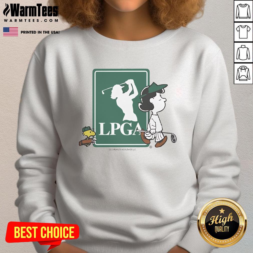 Good Peanuts X LPGA Lucy And Woodstock T-Shirt - Image 5