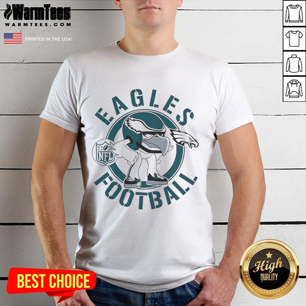 Good Philadelphia Eagles Football Rush Zone Cartoon Character T-Shirt
