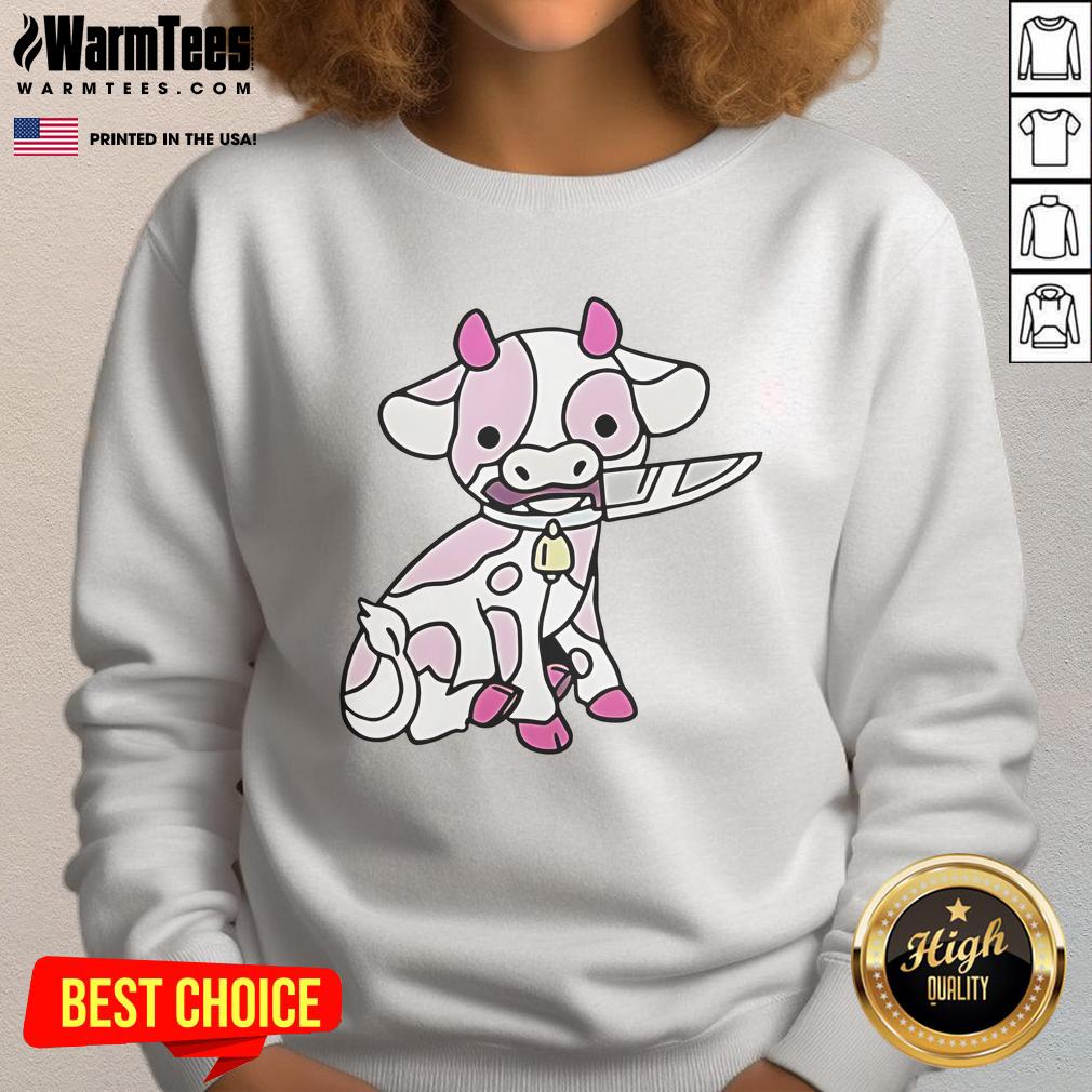 Good Pink Cow Knife T-Shirt - Image 5