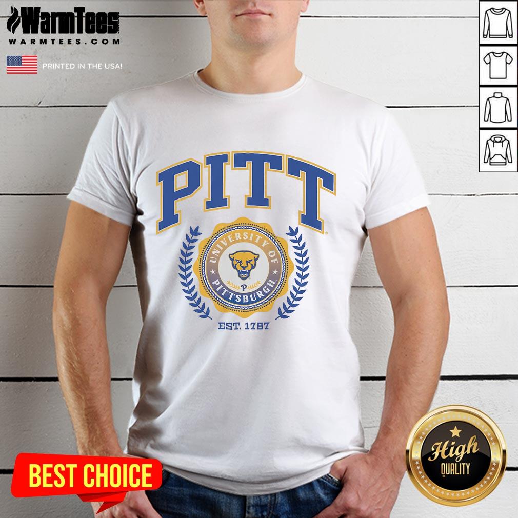Good Pittsburgh Panthers Team Crest Est 1787 T-Shirt