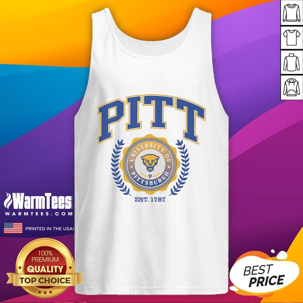 Good Pittsburgh Panthers Team Crest Est 1787 T-Shirt - Image 4