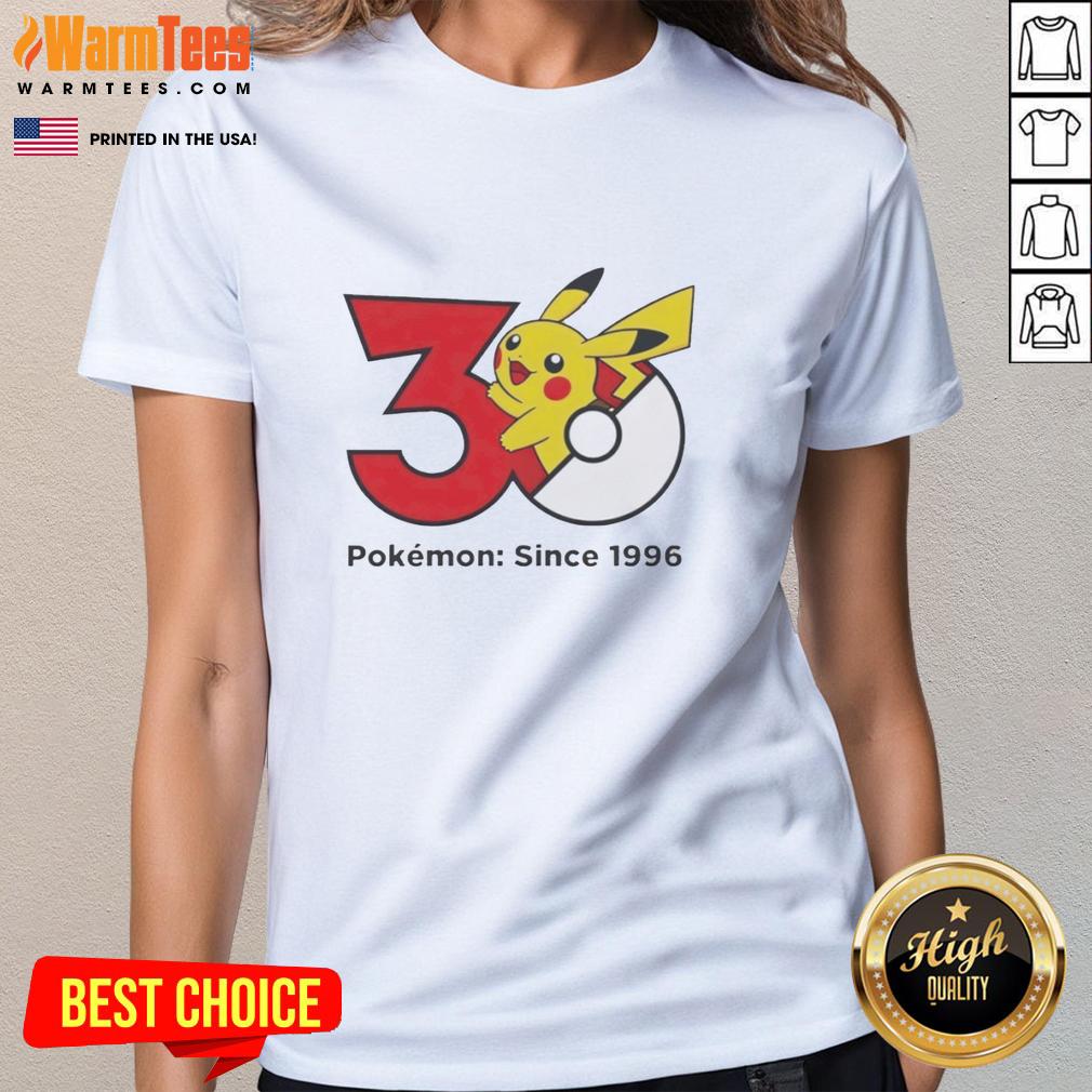 Good Pokemon 30th Anniversary 1996 T-Shirt - Image 3