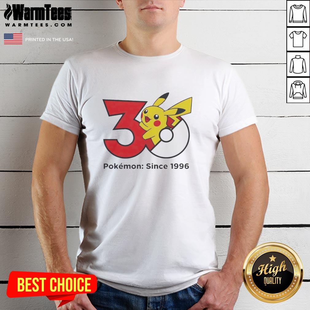 Good Pokemon 30th Anniversary 1996 T-Shirt