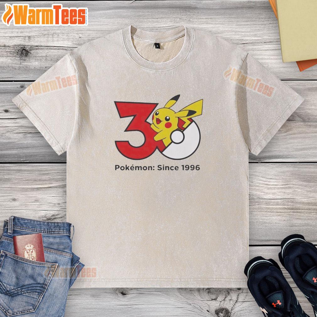 Good Pokemon 30th Anniversary 1996 T-Shirt - Image 6