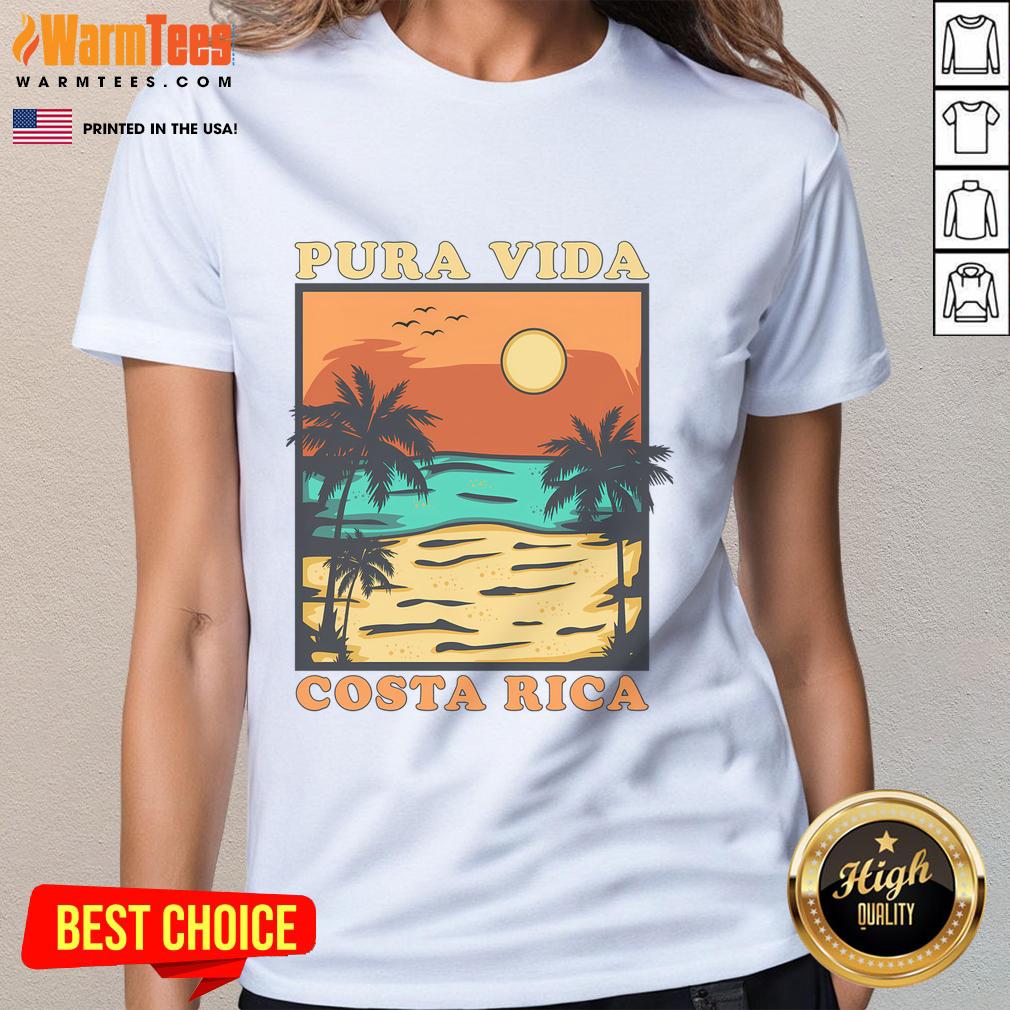 Good Pura Vida Costa Rica Souvenir Cool Central America Travel T-Shirt - Image 3