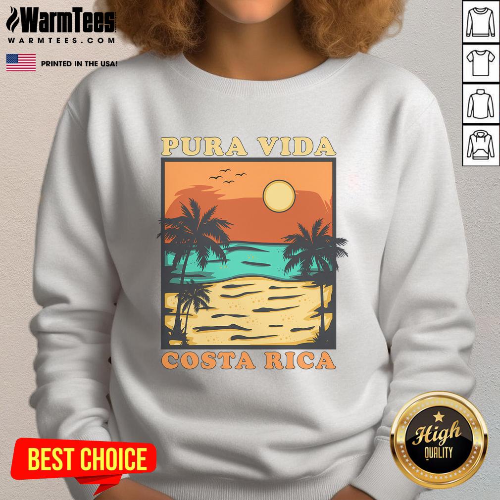 Good Pura Vida Costa Rica Souvenir Cool Central America Travel T-Shirt - Image 5