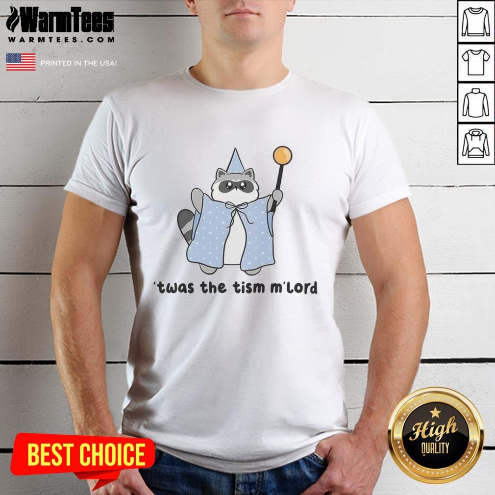 Good Raccoon Twas The Tism M'lord T-Shirt