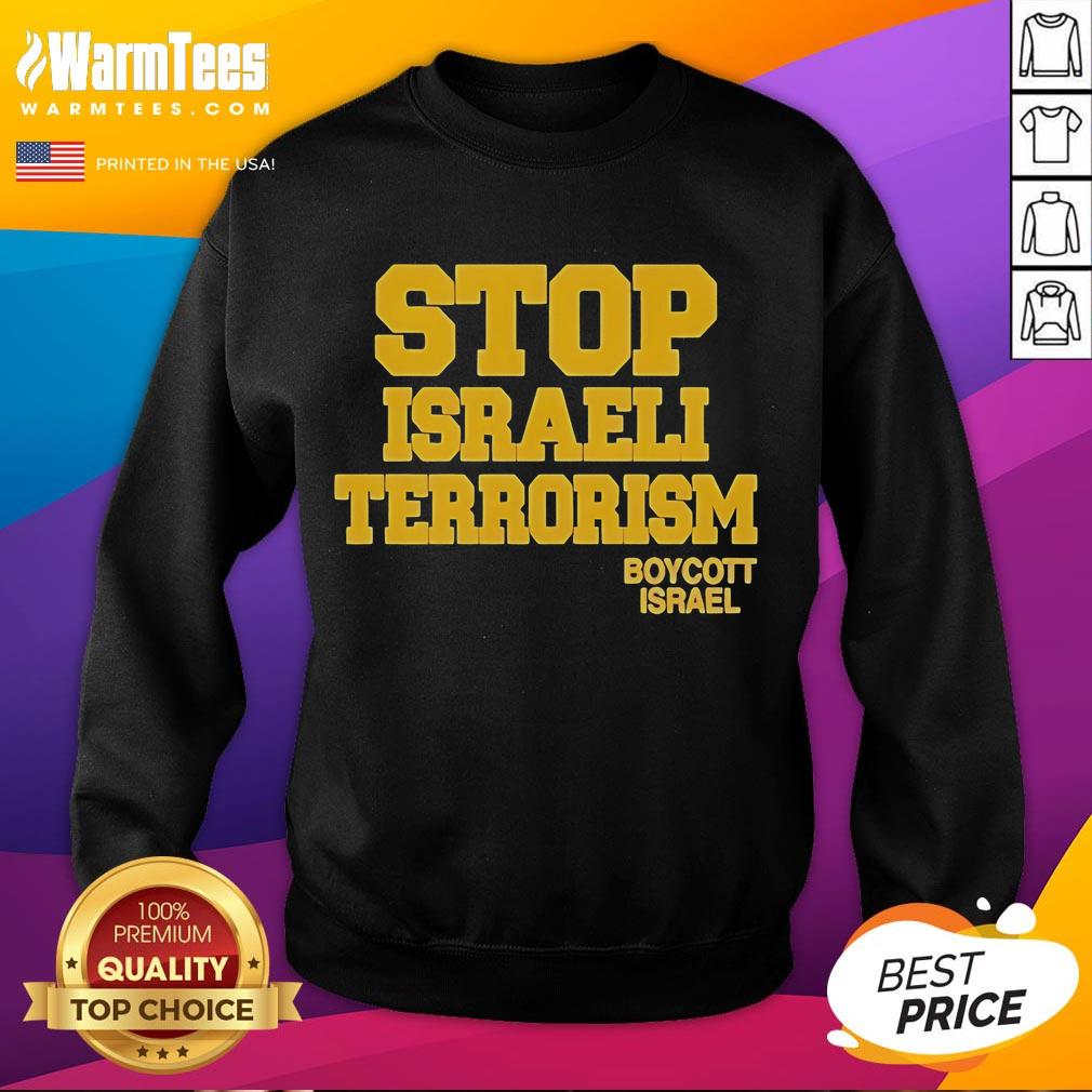 Good Robert Martin Stop Israeli Terrorism Boycott Israel T-Shirt - Image 5