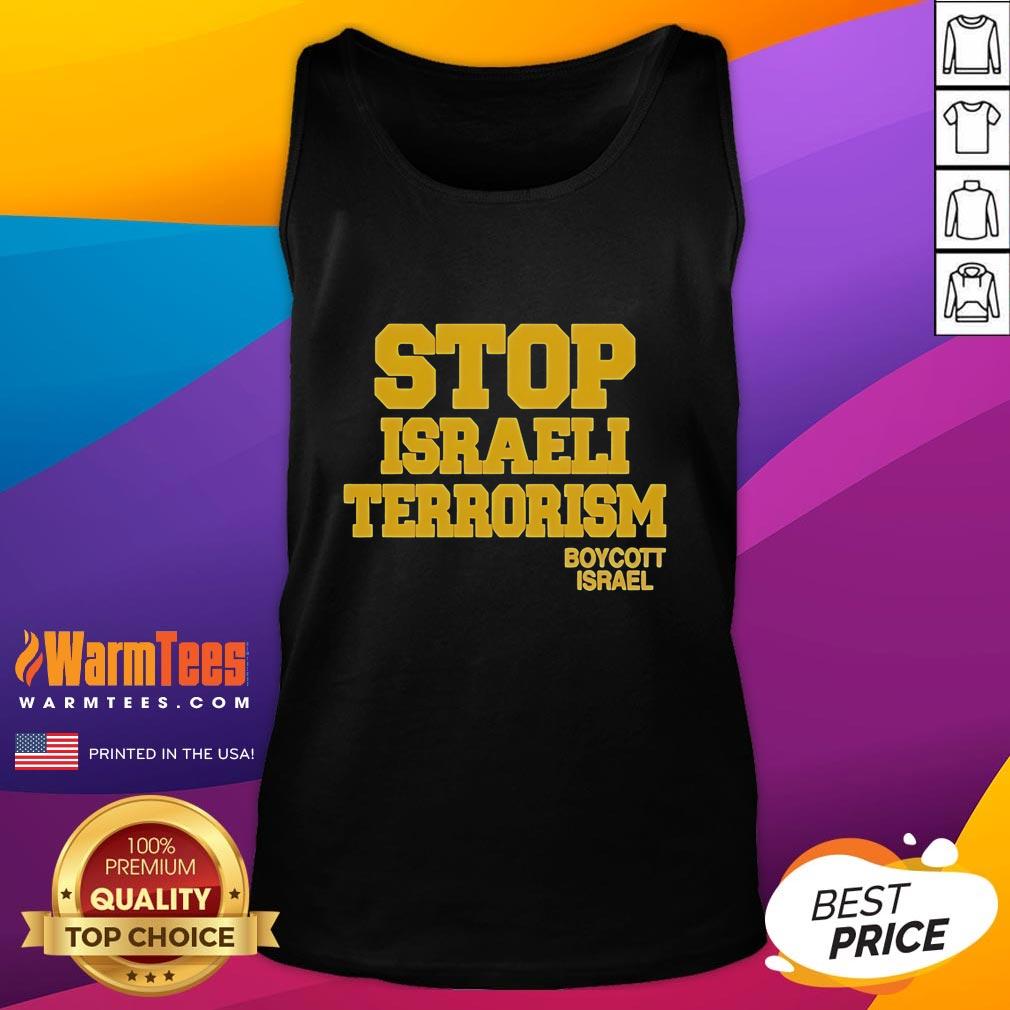 Good Robert Martin Stop Israeli Terrorism Boycott Israel T-Shirt - Image 4