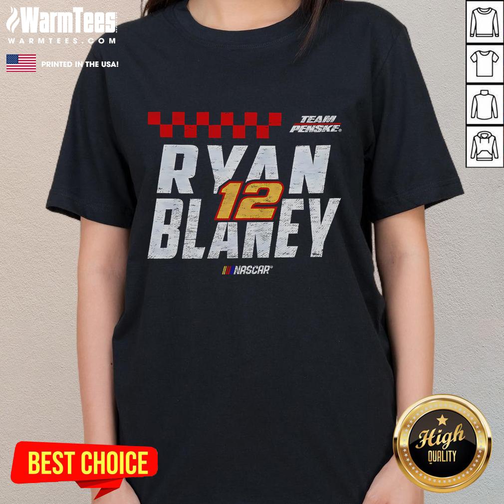 Good Ryan Blaney 12 Team Penske Nascar Retro T-Shirt - Image 3