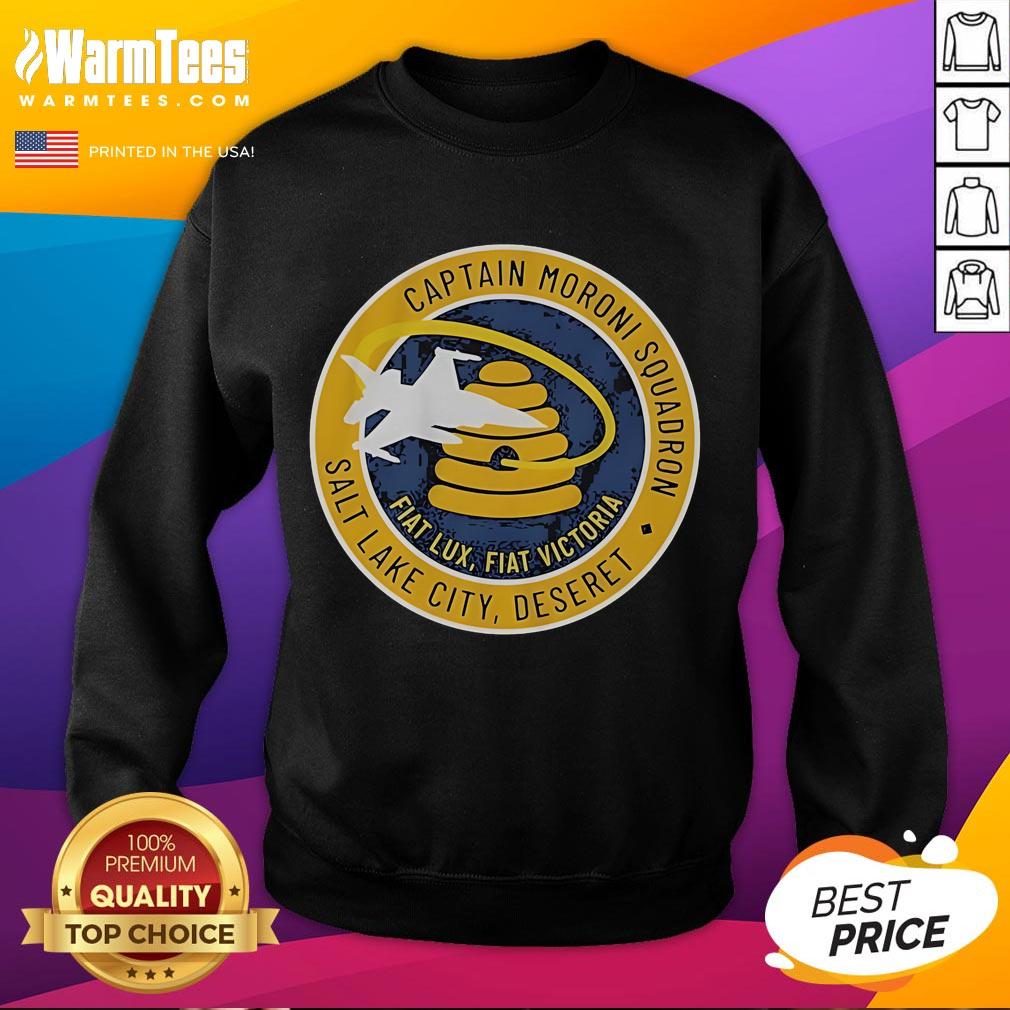 Good Ryan McBeth Captain Moroni Squadron Salt Lake City Deseret Flat Lux Flat Victoria T-Shirt - Image 5