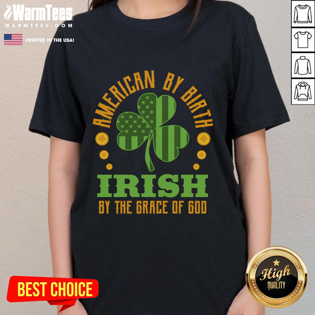 Good Saint Patrick's Day Shamrock American Irish Flag Clover Leaf T-Shirt - Image 3