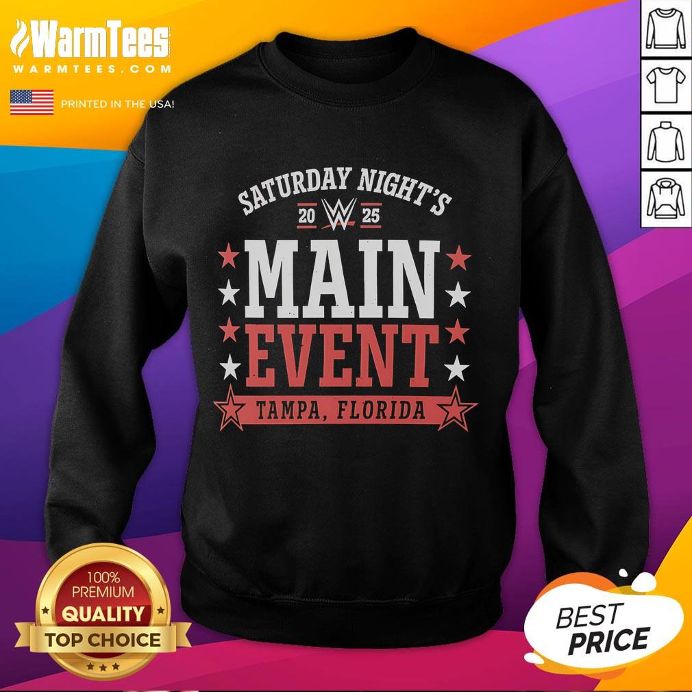 Good Saturday Night's Main Event 2025 Tampa Florida T-Shirt - Image 3