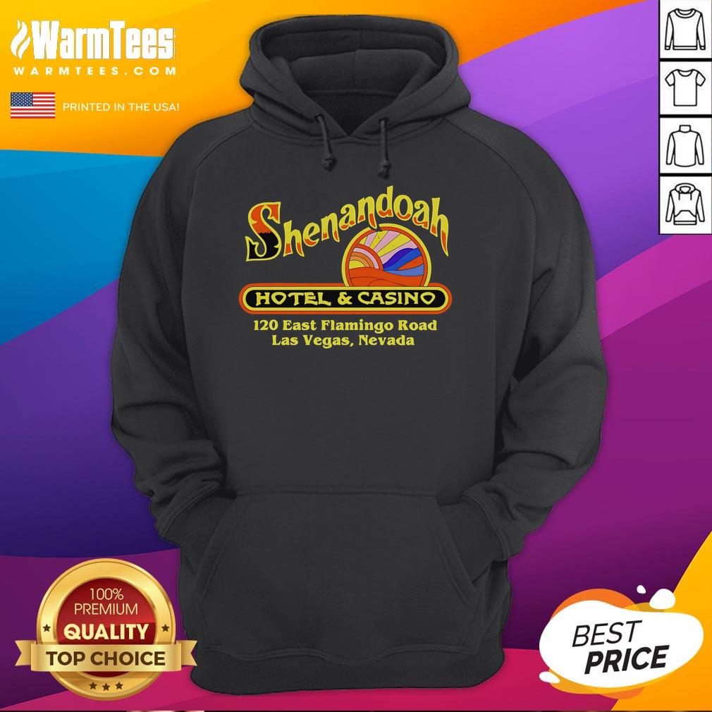 Good Shenandoah Hotel And Casino Vintage Las Vegas T-Shirt - Image 2