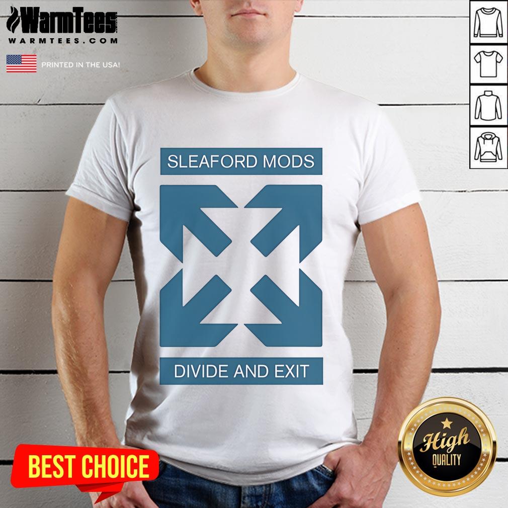 Good Sleaford Mods Divide And Exit Arrow T-Shirt