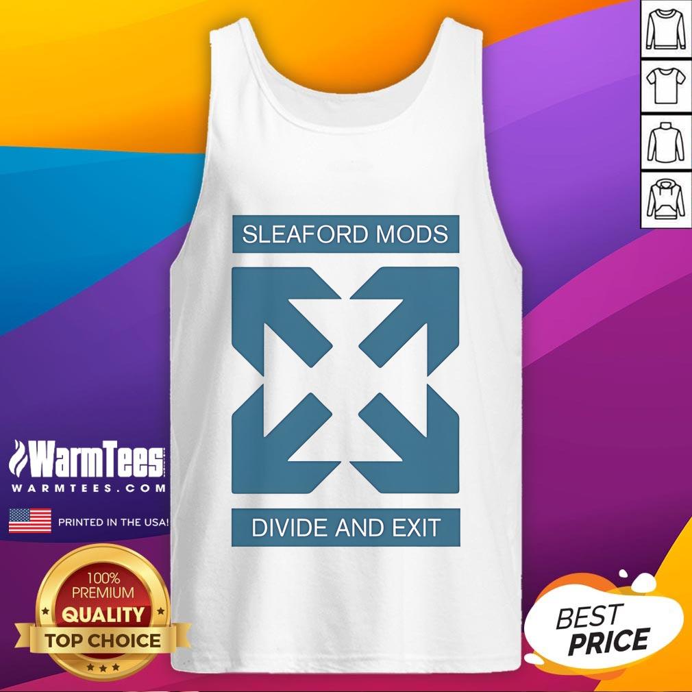 Good Sleaford Mods Divide And Exit Arrow T-Shirt - Image 4