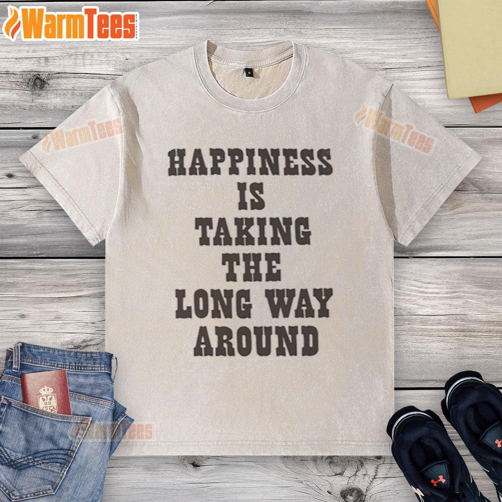Good Snoopy Happiness Is Taking The Long Way Around T-Shirt - Image 6