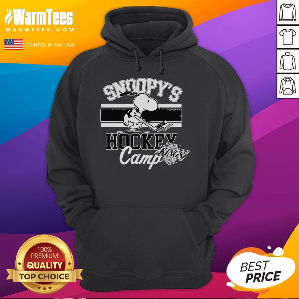 Good Snoopy Los Angeles Kings Snoopy's Hockey Camp Snoopy NHL All Teams T-Shirt - Image 2