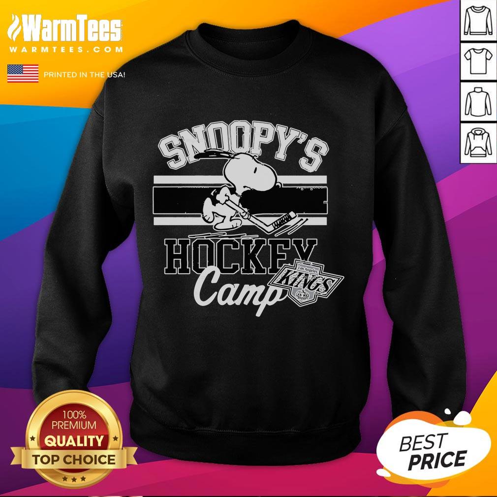 Good Snoopy Los Angeles Kings Snoopy's Hockey Camp Snoopy NHL All Teams T-Shirt - Image 5