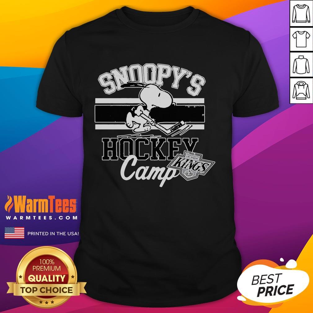 Good Snoopy Los Angeles Kings Snoopy's Hockey Camp Snoopy NHL All Teams T-Shirt