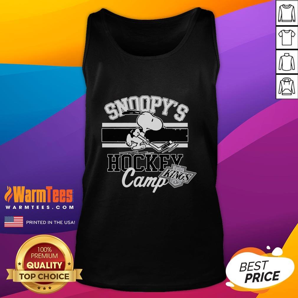 Good Snoopy Los Angeles Kings Snoopy's Hockey Camp Snoopy NHL All Teams T-Shirt - Image 4