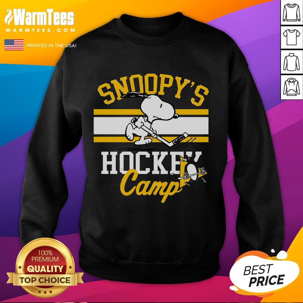 Good Snoopy Pittsburgh Penguins Snoopy's Hockey Camp Snoopy NHL All Teams T-Shirt - Image 5