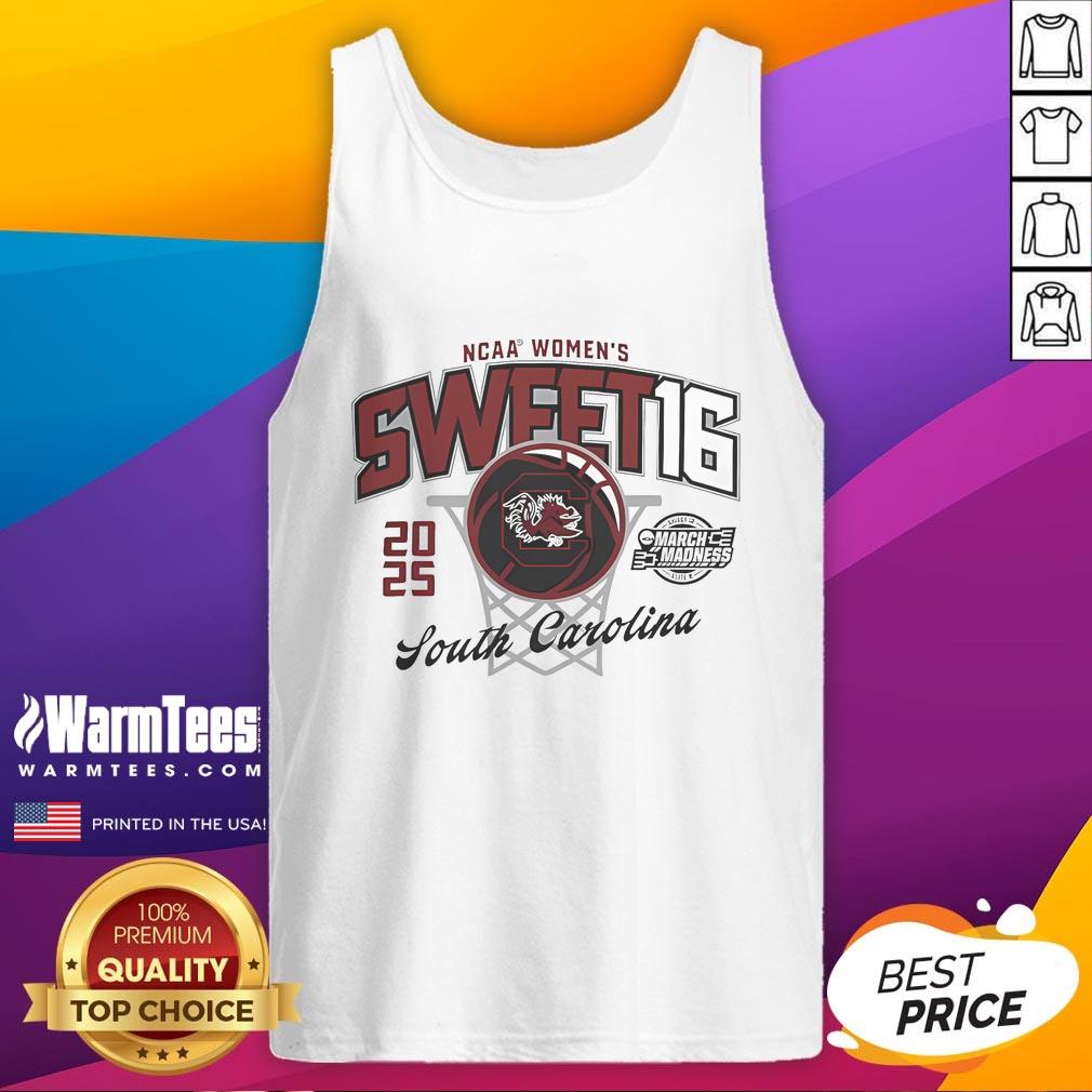 Good South Carolina Gamecocks 2025 March Madness Sweet 16 Women's Basketball T-Shirt - Image 4