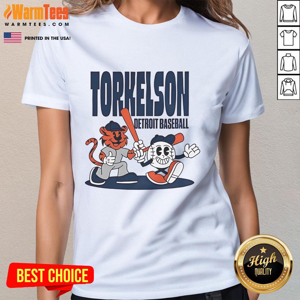 Good Spencer Torkelson Detroit Tigers Baseball Mid Summer Cartoon T-Shirt - Image 3