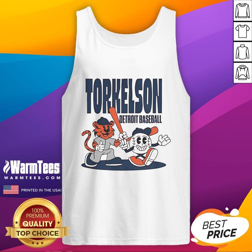 Good Spencer Torkelson Detroit Tigers Baseball Mid Summer Cartoon T-Shirt - Image 4