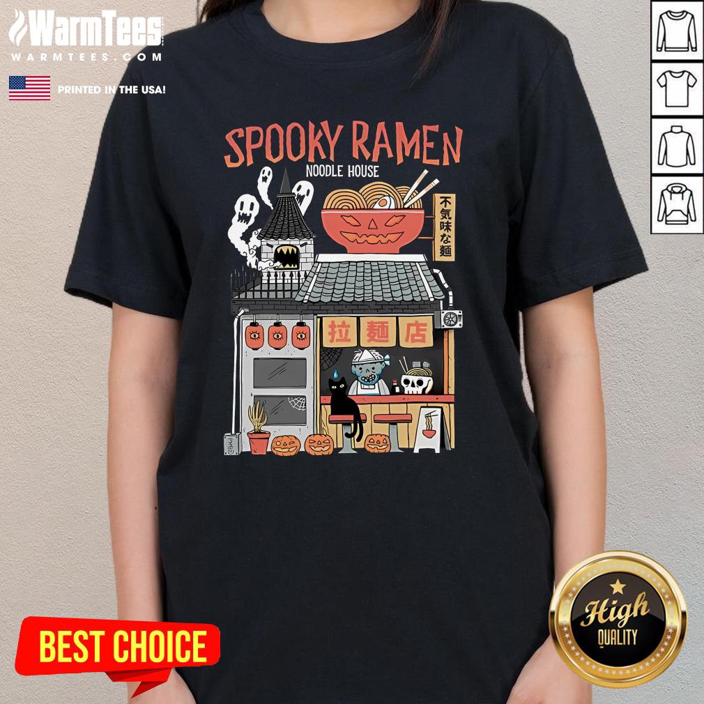 Good Spooky Ramen Noodle House T-Shirt - Image 2