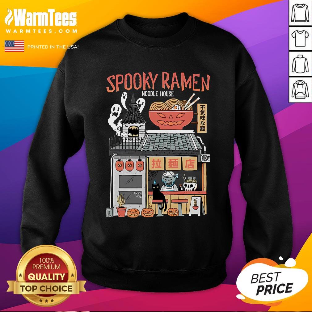 Good Spooky Ramen Noodle House T-Shirt - Image 4