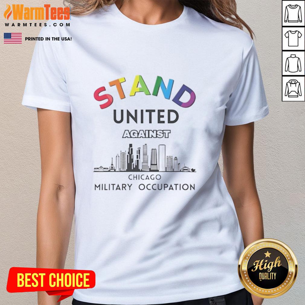 Good Stand United Against Chicago T-Shirt - Image 3