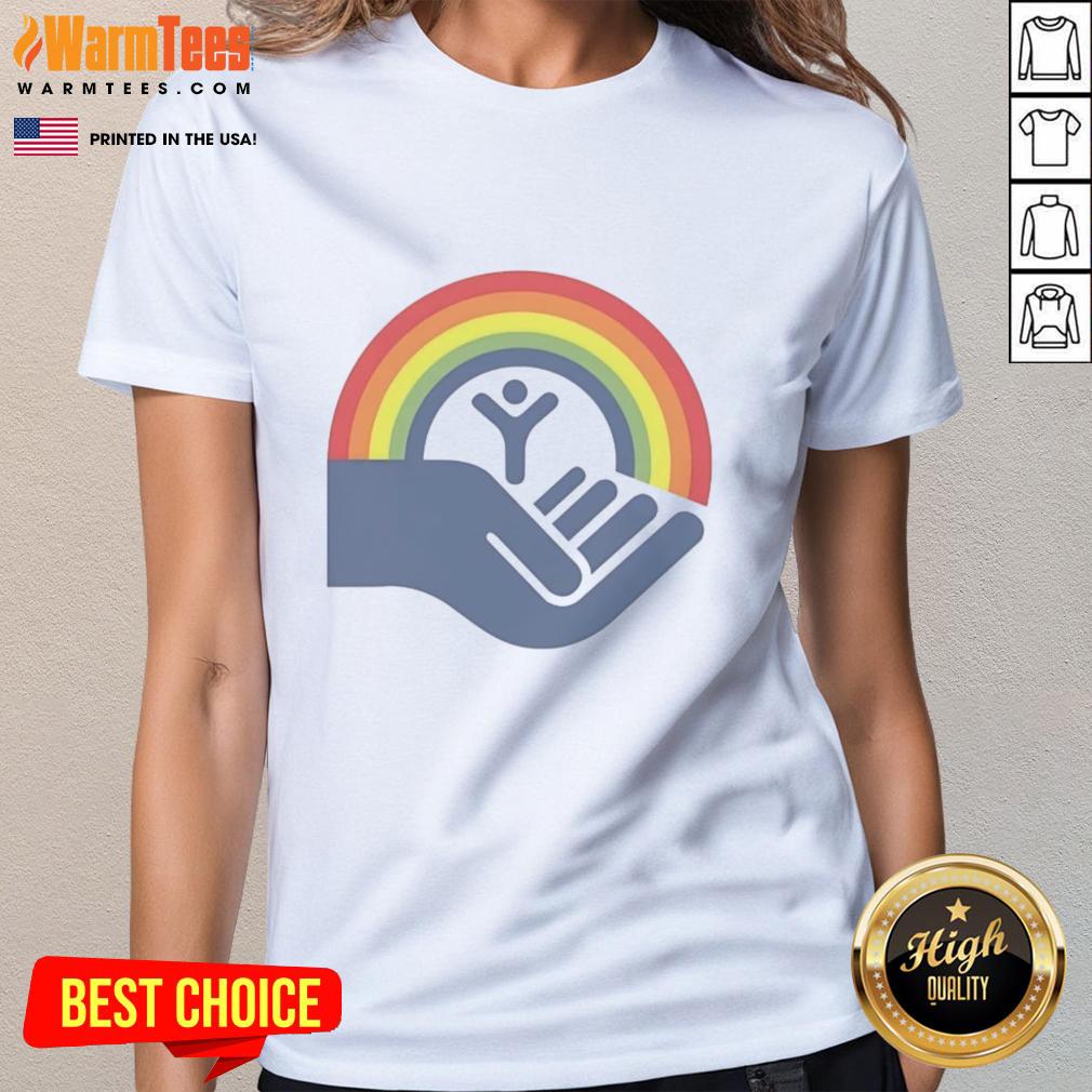 Good Step Brothers Brennan Huff United Way Rainbow T-Shirt - Image 3