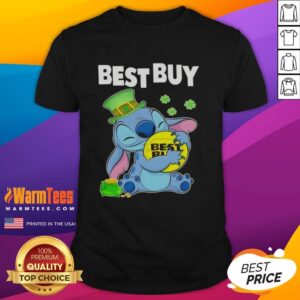 Good Stitch Hug Best Buy Logo Happy St. Patrick's Day T-Shirt