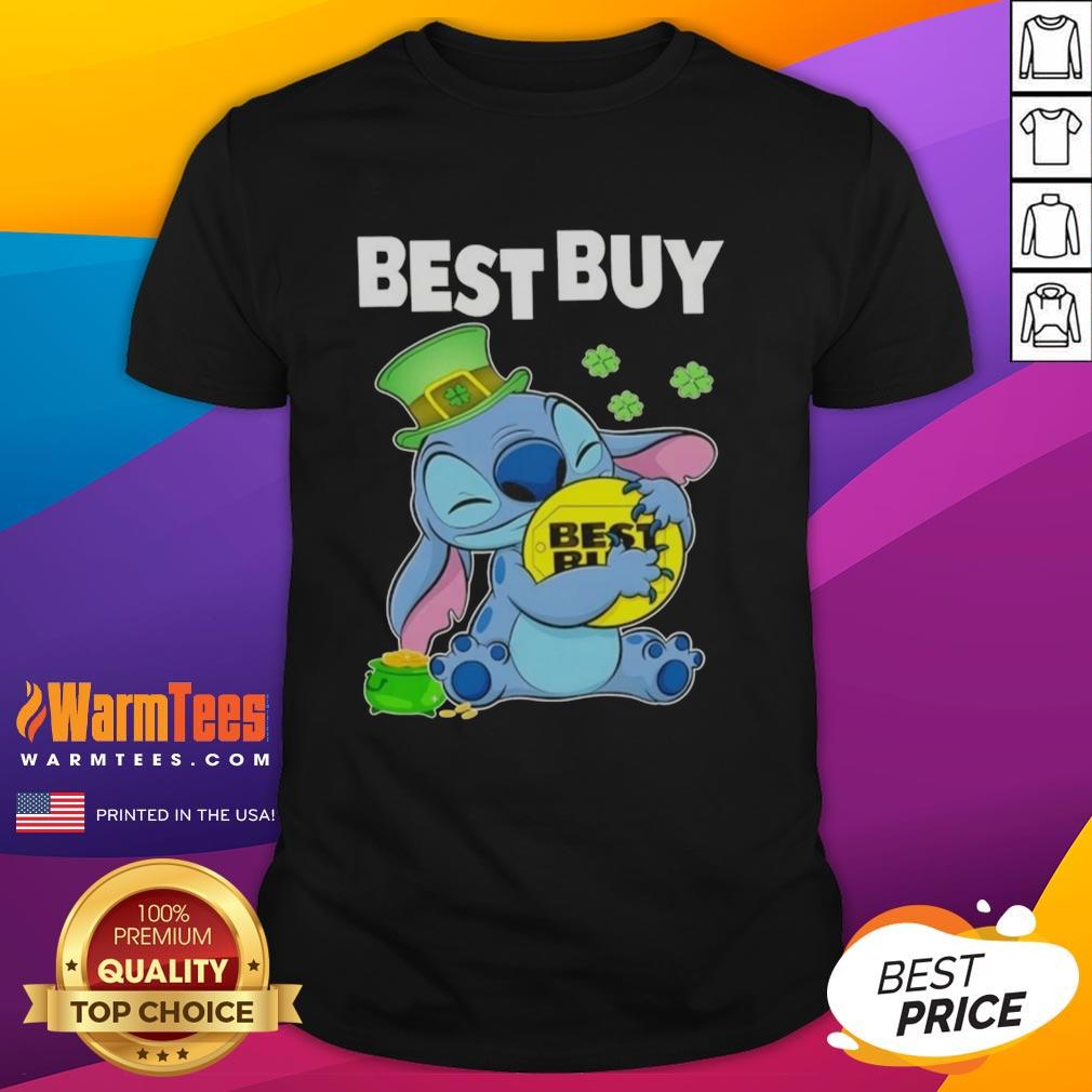 Good Stitch Hug Best Buy Logo Happy St. Patrick's Day T-Shirt
