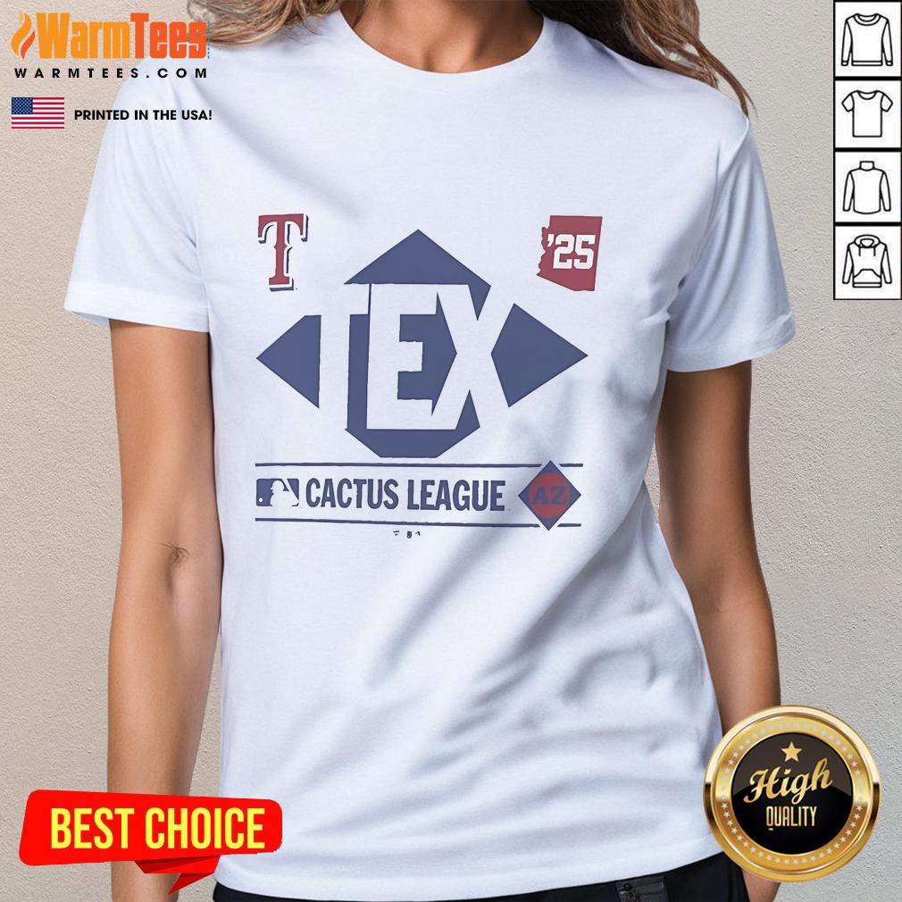 Good Texas Rangers 2025 Spring Training Cactus League True T-Shirt - Image 3