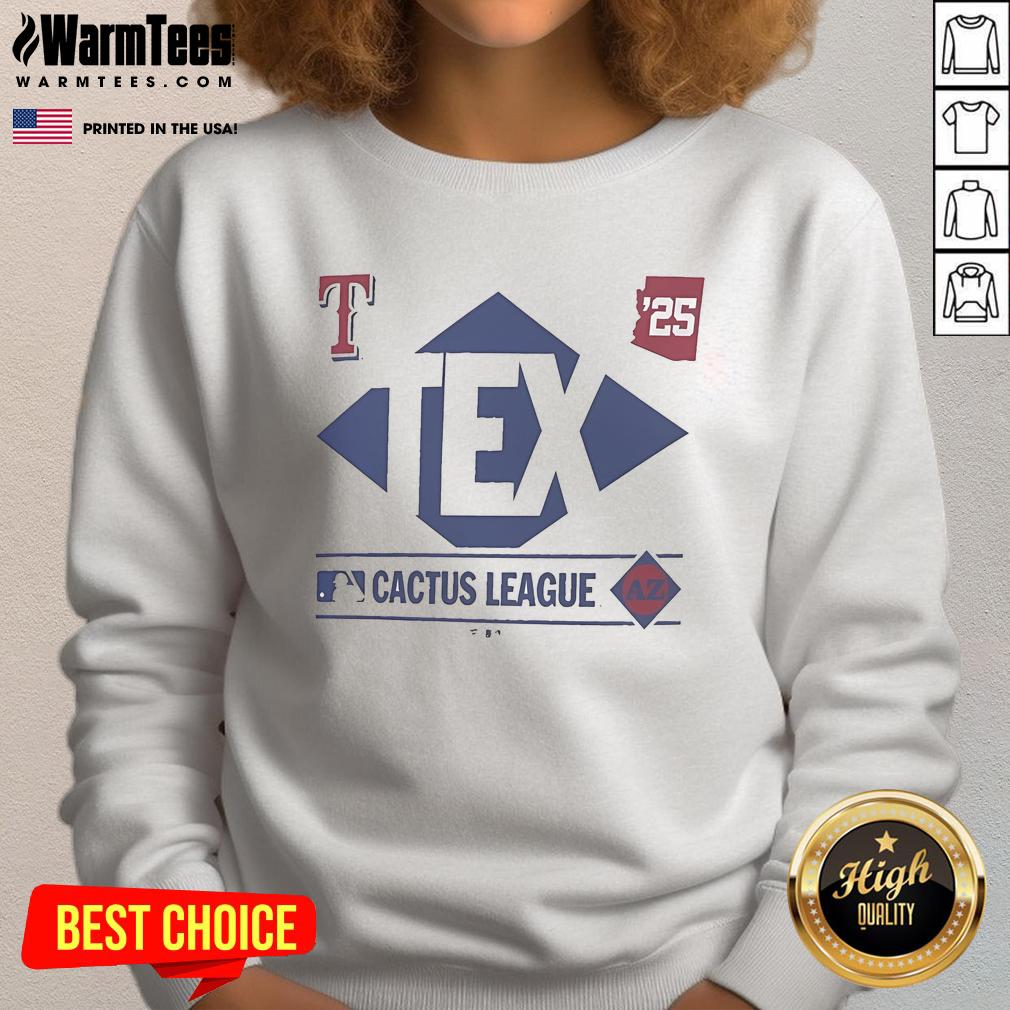 Good Texas Rangers 2025 Spring Training Cactus League True T-Shirt - Image 5