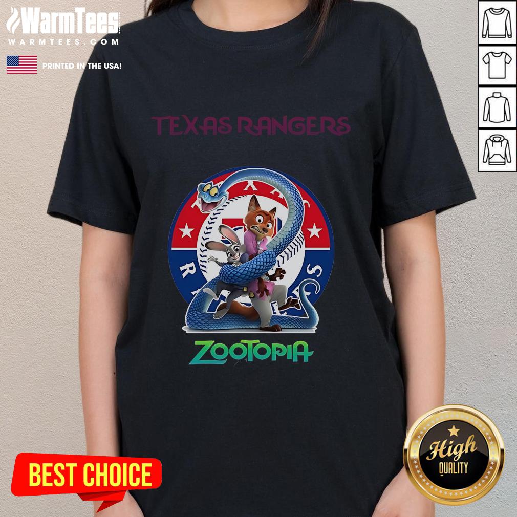 Good Texas Rangers Zootopia 2 T-Shirt - Image 3