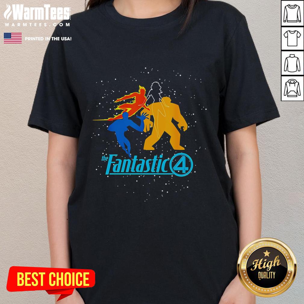 Good The Fantastic Four First Steps Team And Logo T-Shirt - Image 3
