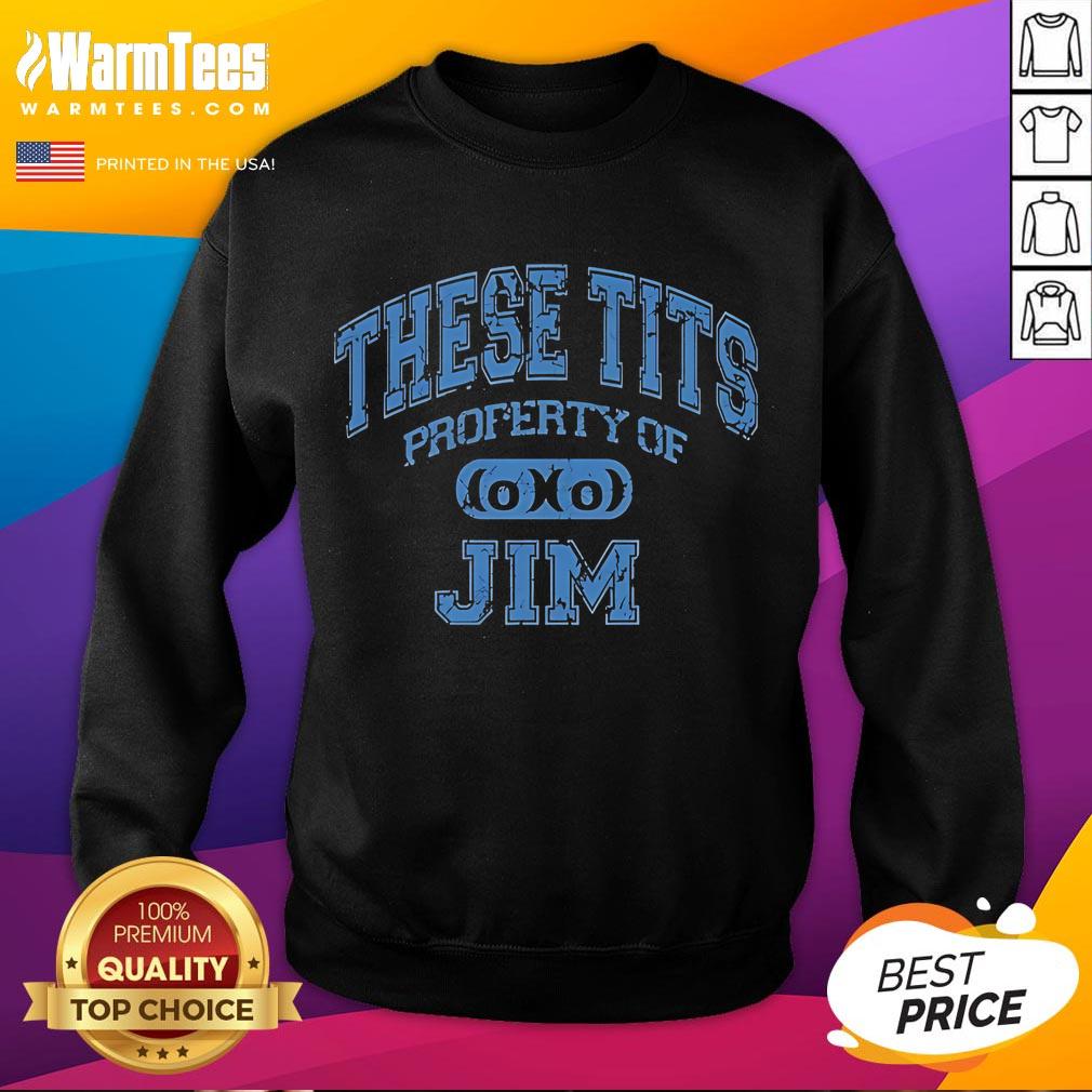 Good These Tits Property Of Jim T-Shirt - Image 5