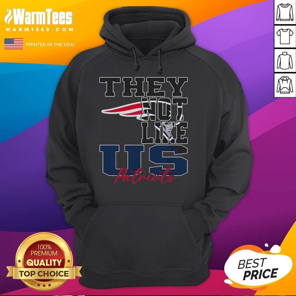 Good They Not Like Us New England Patriots NFL Football T-Shirt - Image 2