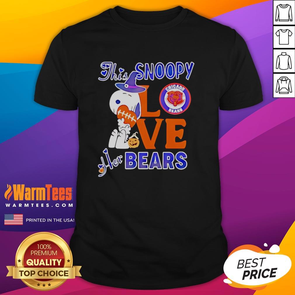 Good This Snoopy Love Her Chicago Bears T-Shirt