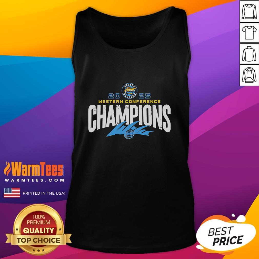 Good Toledo Walleye 2025 Western Conference Champions T-Shirt - Image 5