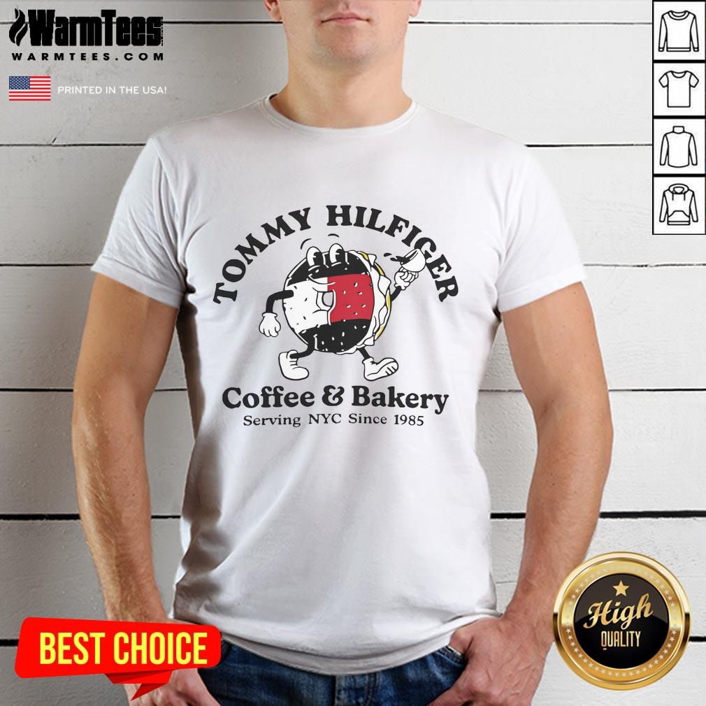 Good Tommy Hilfiger Coffee & Bakery Serving NYC Since 1985 T-Shirt