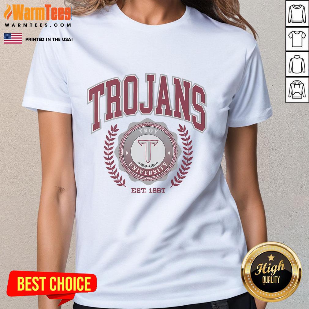 Good Troy Trojans Team Crest T-Shirt - Image 3