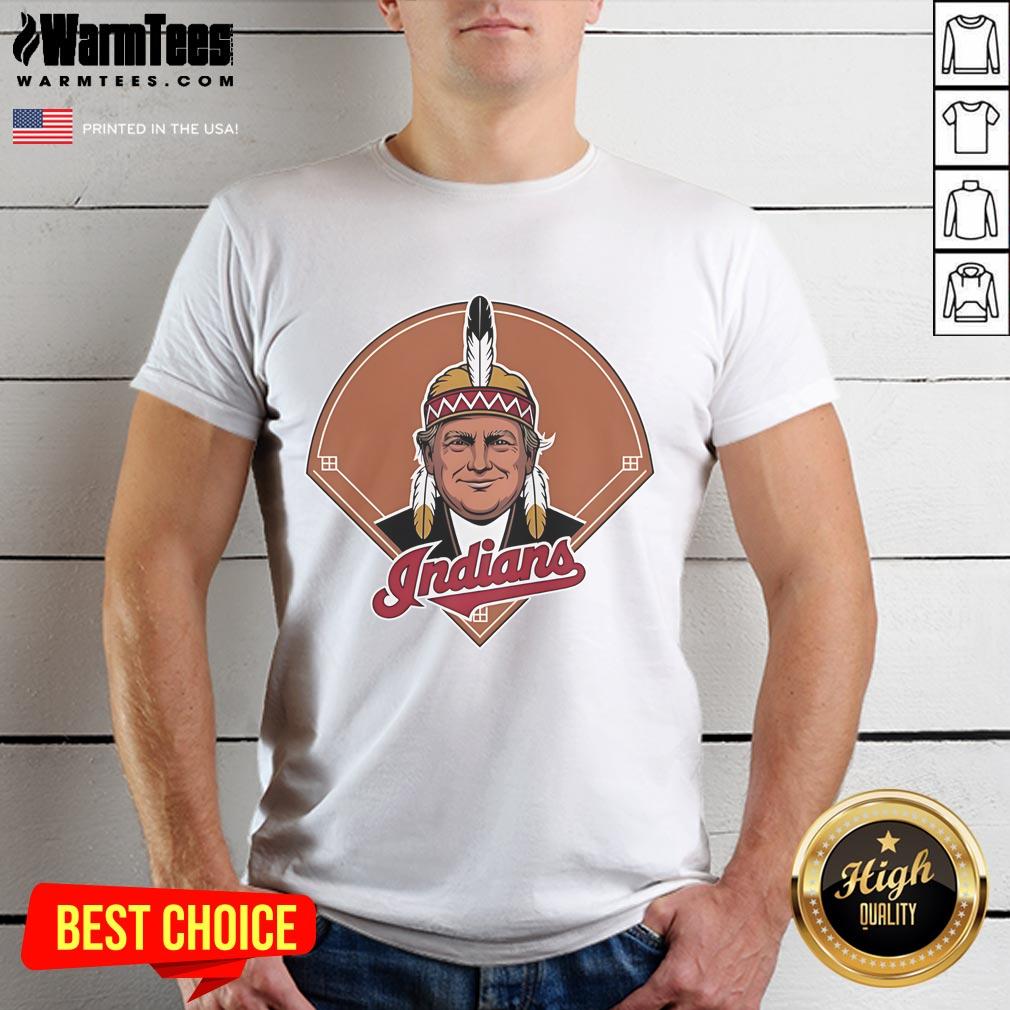 Good Trump Chief Wahoo X Cleveland Guardians Logo T-Shirt
