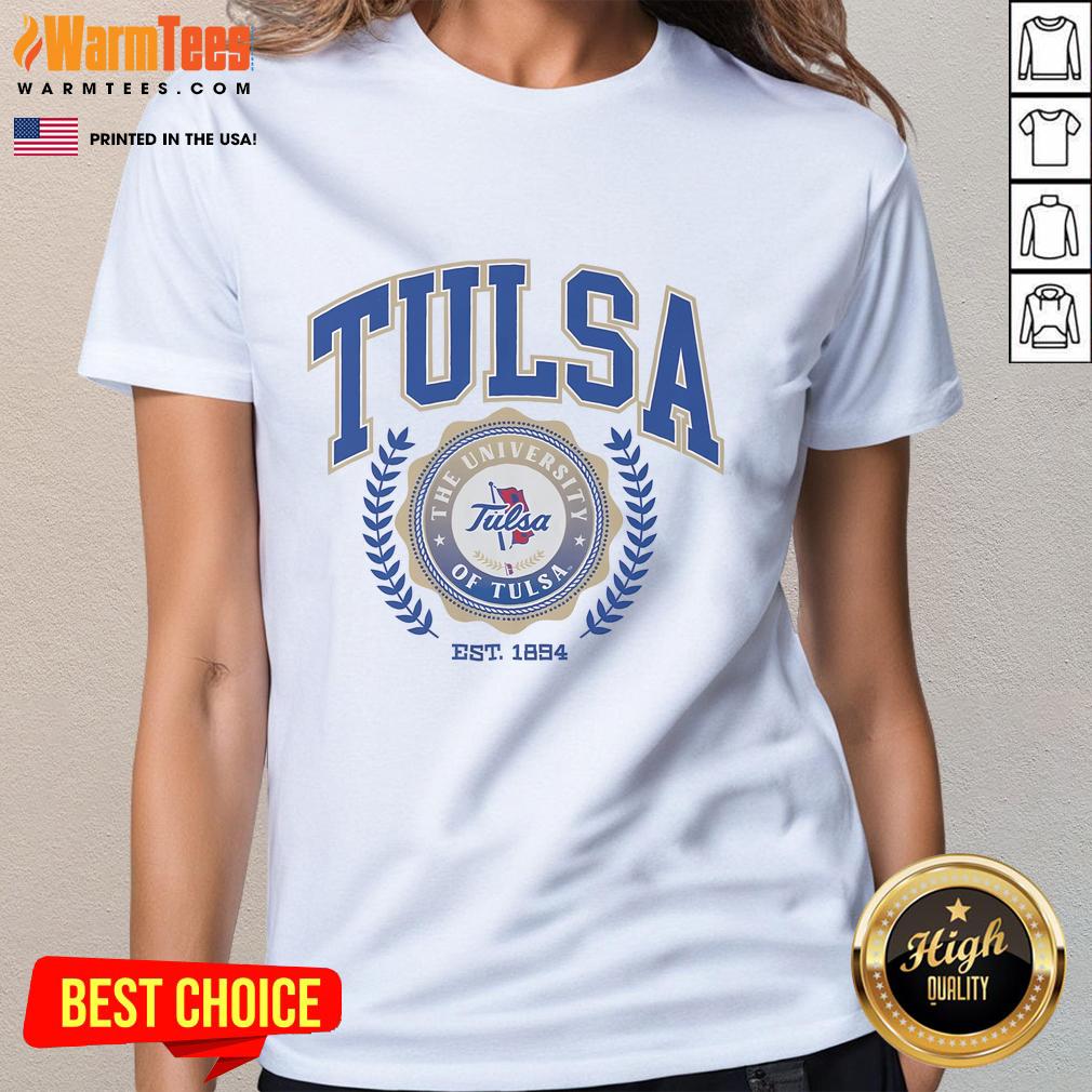 Good Tulsa Golden Hurricane Team Crest T-Shirt - Image 3