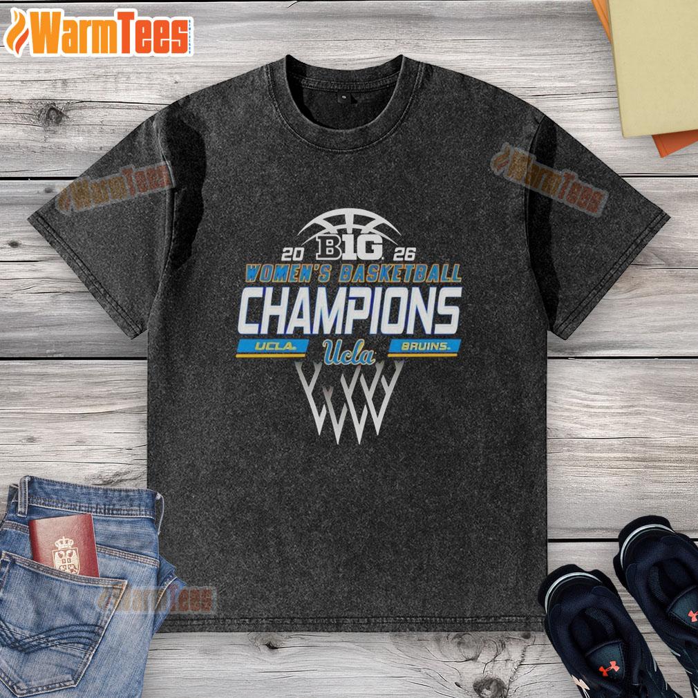 Good Ucla Bruins 2026 Big Ten Women's Basketball Regular Season Champions Locker Room T-Shirt - Image 6