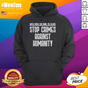 Alternative view of Good United Voices Can Shane The Silence Stop Crimes Against Humanity T-Shirt